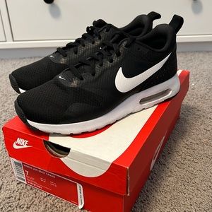 Women’s Nike Air Max Tavas Black White 7